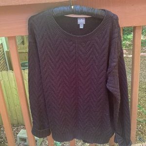 Soho jeans black sweater with pockets